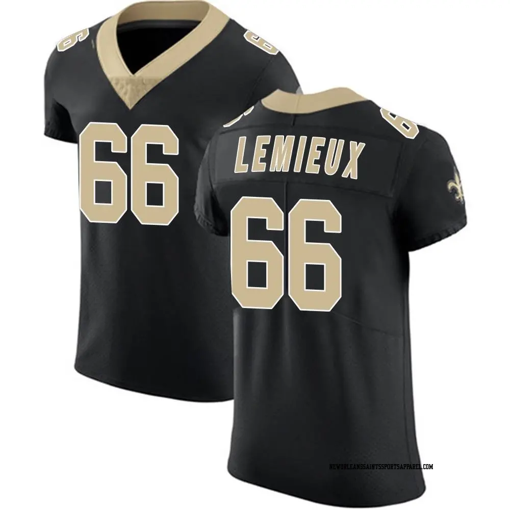 Elite Black Men s Shane Lemieux New Orleans Saints Team Color Vapor Untouchable Jersey Saints Store