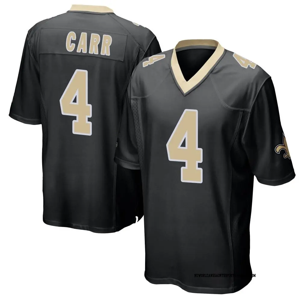 Derek Carr Jersey for Men Women and Kids Saints Store