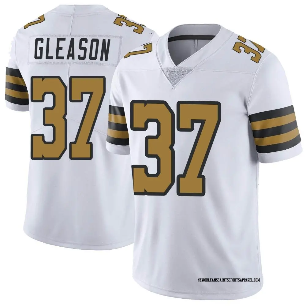 Limited White Men s Steve Gleason New Orleans Saints Color Rush Jersey Saints Store
